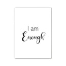 Modern pink aesthetic wall art quote print bedroom decor by Decorbites