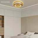 GobekUsa Modern Rattan Pendant Light - LED Ceiling Fan