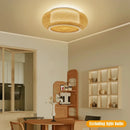 GobekUsa Modern Rattan Pendant Light - LED Ceiling Fan