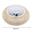 GobekUsa Modern Rattan Pendant Light - LED Ceiling Fan