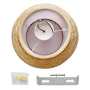 GobekUsa Modern Rattan Pendant Light - LED Ceiling Fan