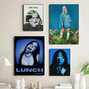 GobekUsa Modern Singer B-Billies Print Canvas Wall Art