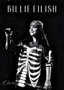 Modern singer b-billies print canvas wall art bedroom decor