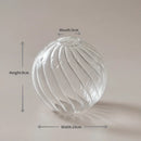 GobekUsa Modern Transparent Glass Vases Set for Home