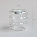 GobekUsa Modern Transparent Glass Vases Set for Home