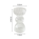 GobekUsa Modern Transparent Glass Vases Set for Home