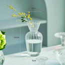 GobekUsa Modern Transparent Glass Vases Set for Home