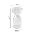 GobekUsa Modern Transparent Glass Vases Set for Home