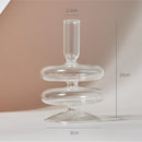 GobekUsa Modern Transparent Glass Vases Set for Home