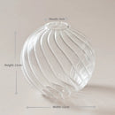 GobekUsa Modern Transparent Glass Vases Set for Home