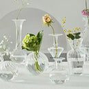 GobekUsa Modern Transparent Glass Vases Set for Home