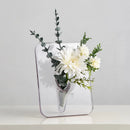 GobekUsa Modern Transparent Square Vase for Flowers