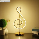 GobekUsa Modern Twist LED Lamp: Aluminum Night Table Light for Living Room, with Power Switch