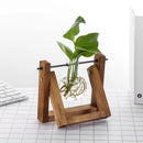 GobekUsa Modern Wooden Frame Glass Vase Terrarium