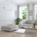 GobekUsa Modernism Style Linear Wall Sconce - Aluminum LED Wall Lamp in White - 7"/14" Wide