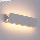 GobekUsa Modernism Style Linear Wall Sconce - Aluminum LED Wall Lamp in White - 7"/14" Wide