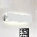 GobekUsa Modernism Style Linear Wall Sconce - Aluminum LED Wall Lamp in White - 7"/14" Wide