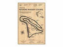 Vintage monaco grand prix racing poster living room wall art by Decorbites