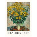 GobekUsa Monet Wildflower Poster Print for Home Decor