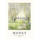 GobekUsa Monet Wildflower Poster Print for Home Decor