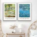 GobekUsa Monet Wildflower Poster Print for Home Decor