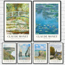 GobekUsa Monet Wildflower Poster Print for Home Decor