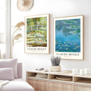GobekUsa Monet Wildflower Poster Print for Home Decor