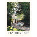 Claude monet impressionist wildflower poster print set living room