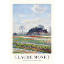 Claude monet impressionist wildflower poster print set living room