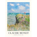 Claude monet impressionist wildflower poster print set living room