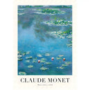 Claude monet impressionist wildflower poster print set living room