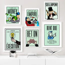 GobekUsa Monopoly Millionaire Canvas Wall Art