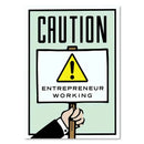 Minimalist mint monopoly millionaire canvas wall art office decor