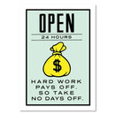 GobekUsa Monopoly Millionaire Cartoon Canvas Art for Home Decor