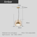 GobekUsa Moroccan Amber Modern Nordic Pendant Light