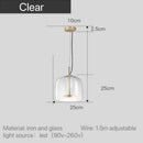 GobekUsa Moroccan Amber Modern Nordic Pendant Light
