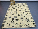 GobekUsa Moroccan Handmade Beni Ouarain Carpet 2.5m x 1.5m