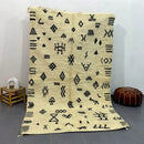 GobekUsa Moroccan Handmade Beni Ouarain Carpet 2.5m x 1.5m