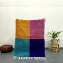 GobekUsa Moroccan Handmade Beni Ouarain Rug 1.5m / 1m