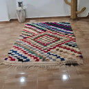 GobekUsa Moroccan Handmade Beni Ouarain Rug 1.5m x 1m