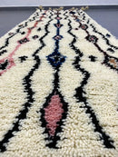 GobekUsa Moroccan Handmade Beni Ouarain Rug 2.5m x 0.7m