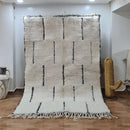 GobekUsa Moroccan Handmade Beni Ouarain Rug 2.5m x 1.5m
