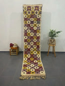 GobekUsa Moroccan Handmade Beni Ouarain rug 2.7m x 0.7m