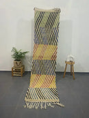 GobekUsa Moroccan Handmade Beni Ouarain Rug 2.7m x 0.7m