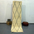 GobekUsa Moroccan Handmade Beni Ouarain Rug 2.8m x 0.7m