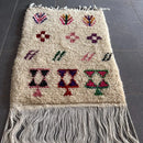 GobekUsa Moroccan Handmade Small Beni Ouarain rug 1.10m / 80cm