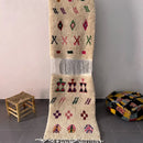 GobekUsa Moroccan Handmade Small Beni Ouarain rug 1.10m / 80cm