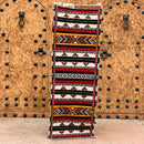 GobekUsa Moroccan Handmade Taznakht rug - 200cm x 60 cm