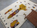 GobekUsa Moroccan Handmade Traditional Azilal Carpet 242 X 154 Cm