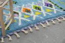 GobekUsa Moroccan Handmade Traditional Azilal Rug 236 X 160 Cm